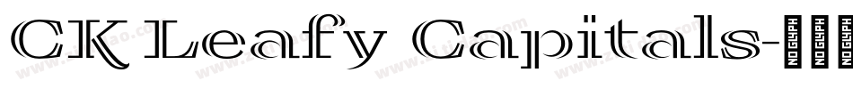 CK Leafy Capitals字体转换